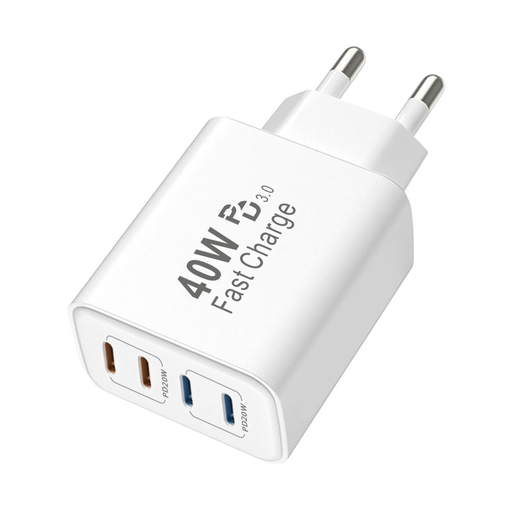 Hàng nóng cảnh sát 40W USB-C đa miệng được phát hành tại nhà máy điện Tristar Apple.