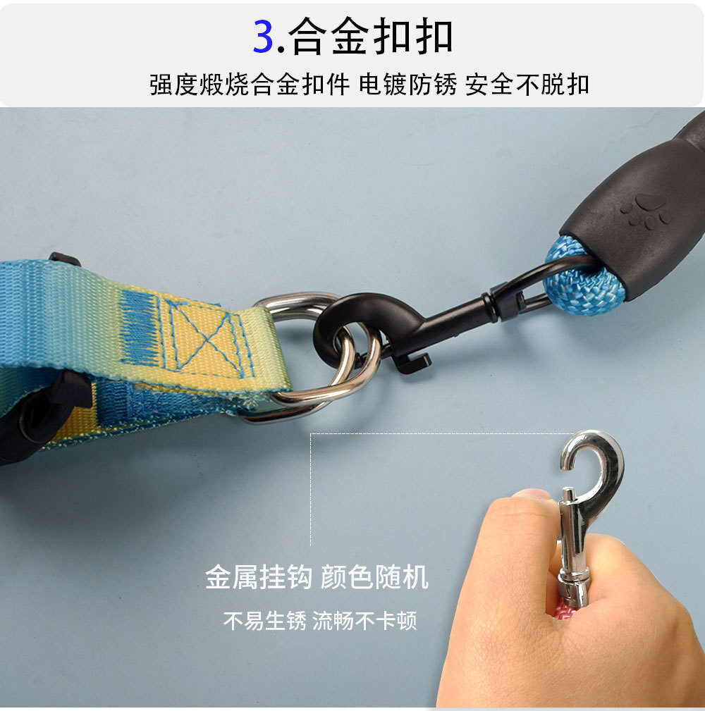 A new pet chest belt, a vest-back dog, a little dog rope, a light dog tow.