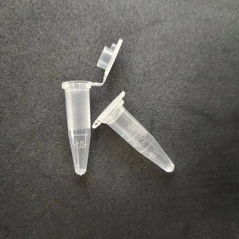 0.5 ml ของฝาที่ปลายฝา EP กับฝาที่กินได้ 1,000/แพ็ค