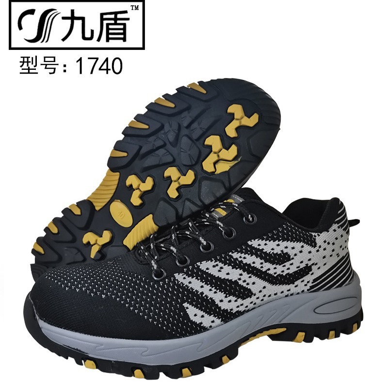Flying-weaving-a-shoes are easy and comfortable to grind-and-slid safety-shoes.