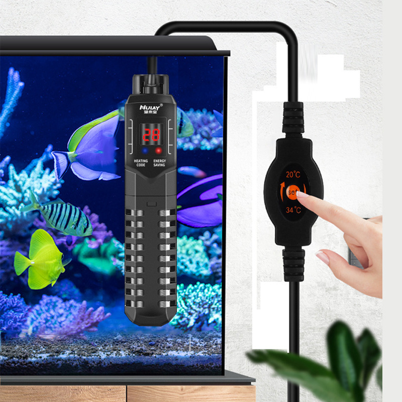 Customize the European Union fish tank frequency-efficient energy-heating rod smart number automatically warmer and warmer rod bottom filter