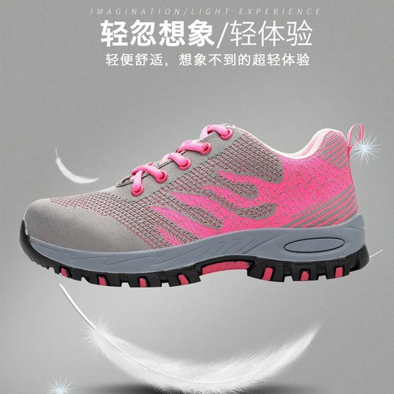 Flying-weaving-a-shoes are easy and comfortable to grind-and-slid safety-shoes.