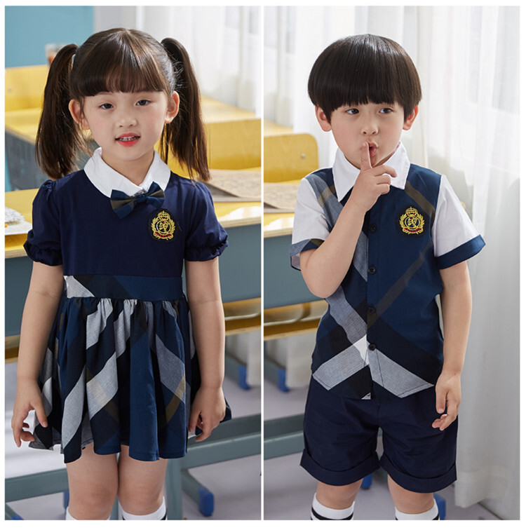 Pink Little Bear Classroom uniform, Gako-Yen-Yen-Len College Wind Kindergarten, Summer Suite for Boys and Girls