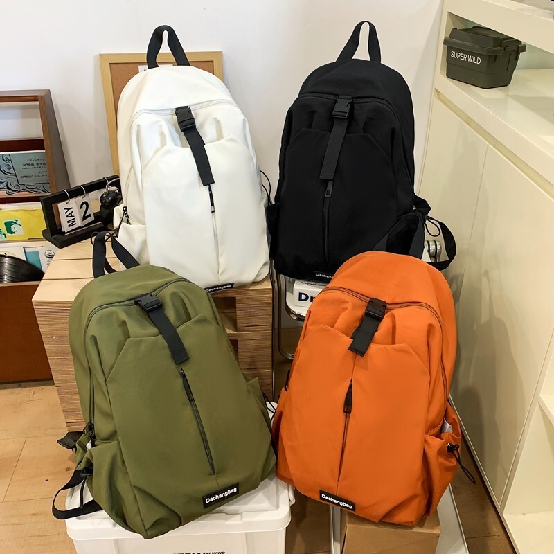 Classic high school students' double-shoulder backpacks, full-colour, large-capacity computer packs.