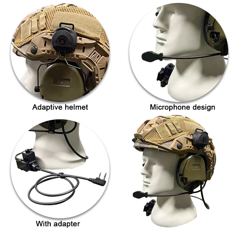 MSA Sordin Card-button radio noise-reducing ear mask for the Sordinian Specialized Tactical Field