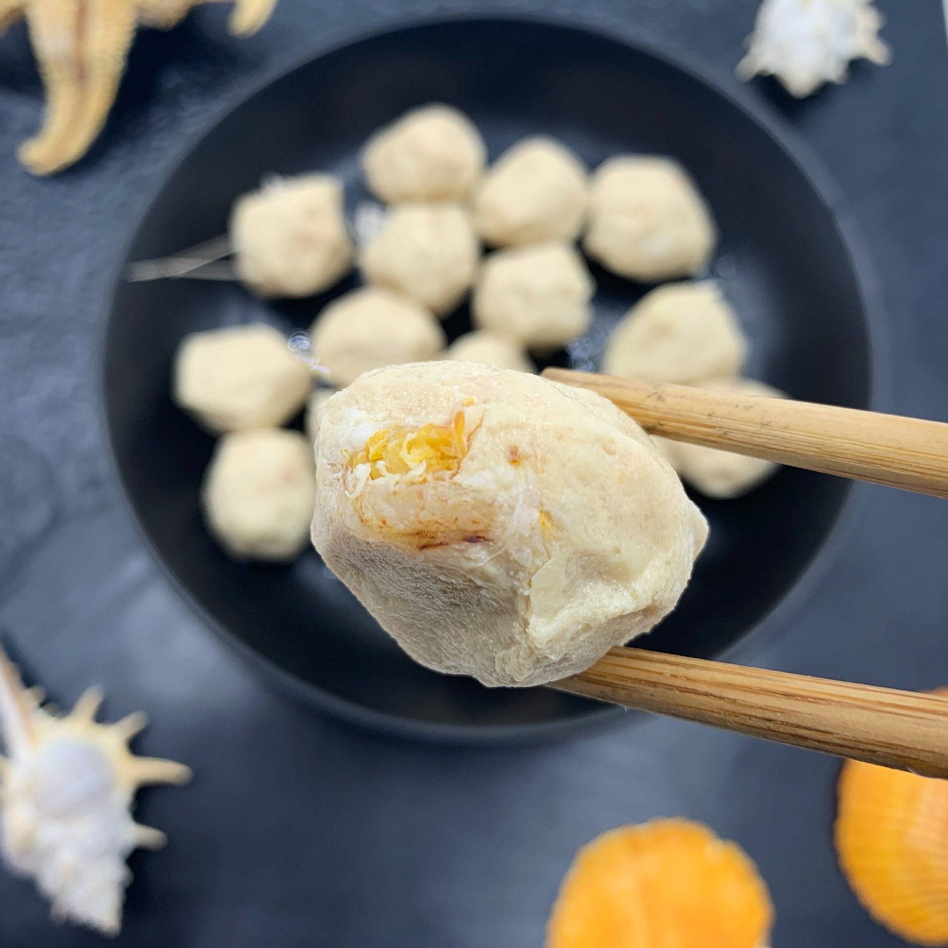 Đó là mực cá trong hải sản và bạch tuộc.