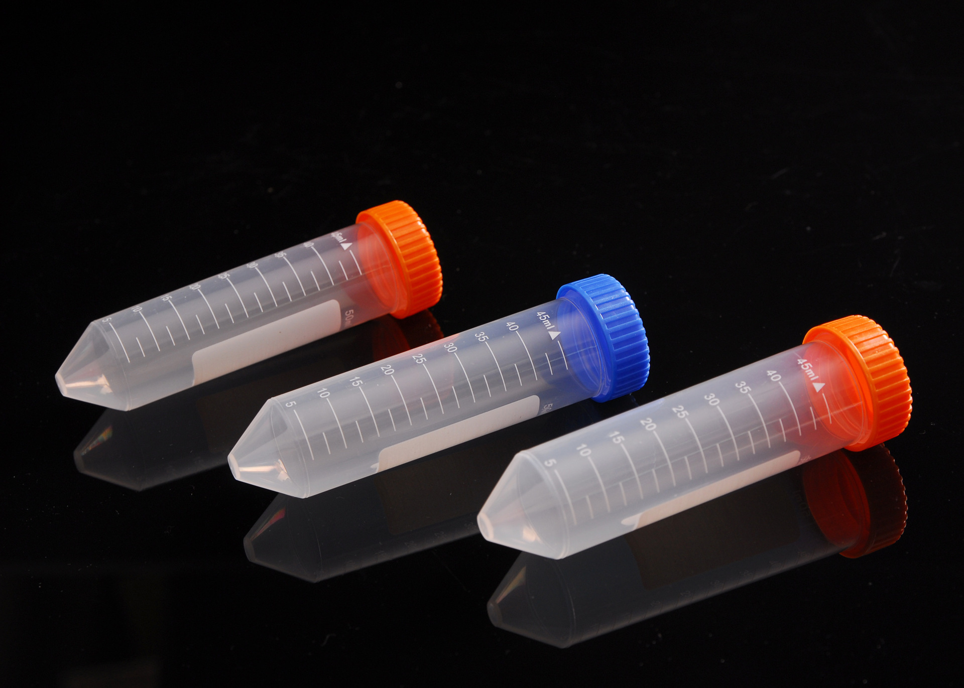 พลาสติก 50 ml screwal ท่อ screw/tiple แบนสเกล 50 ชิ้น/แพ็ค