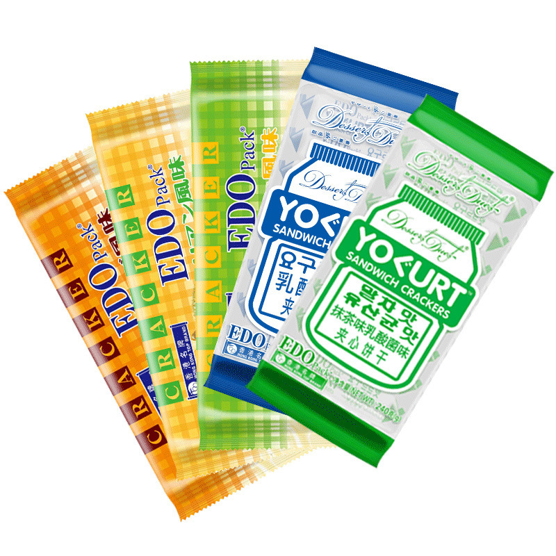 edo Pack-creas 240g lictate chanh-flavatored màn hình lớn đỏ và màn hình đầy đủ của một hộp