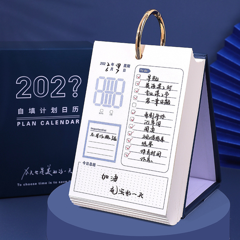 Lịch 2024 tự nâng lịch theo chu kỳ 100 ngày lên kế hoạch tự hoàn thành lịch làm việc