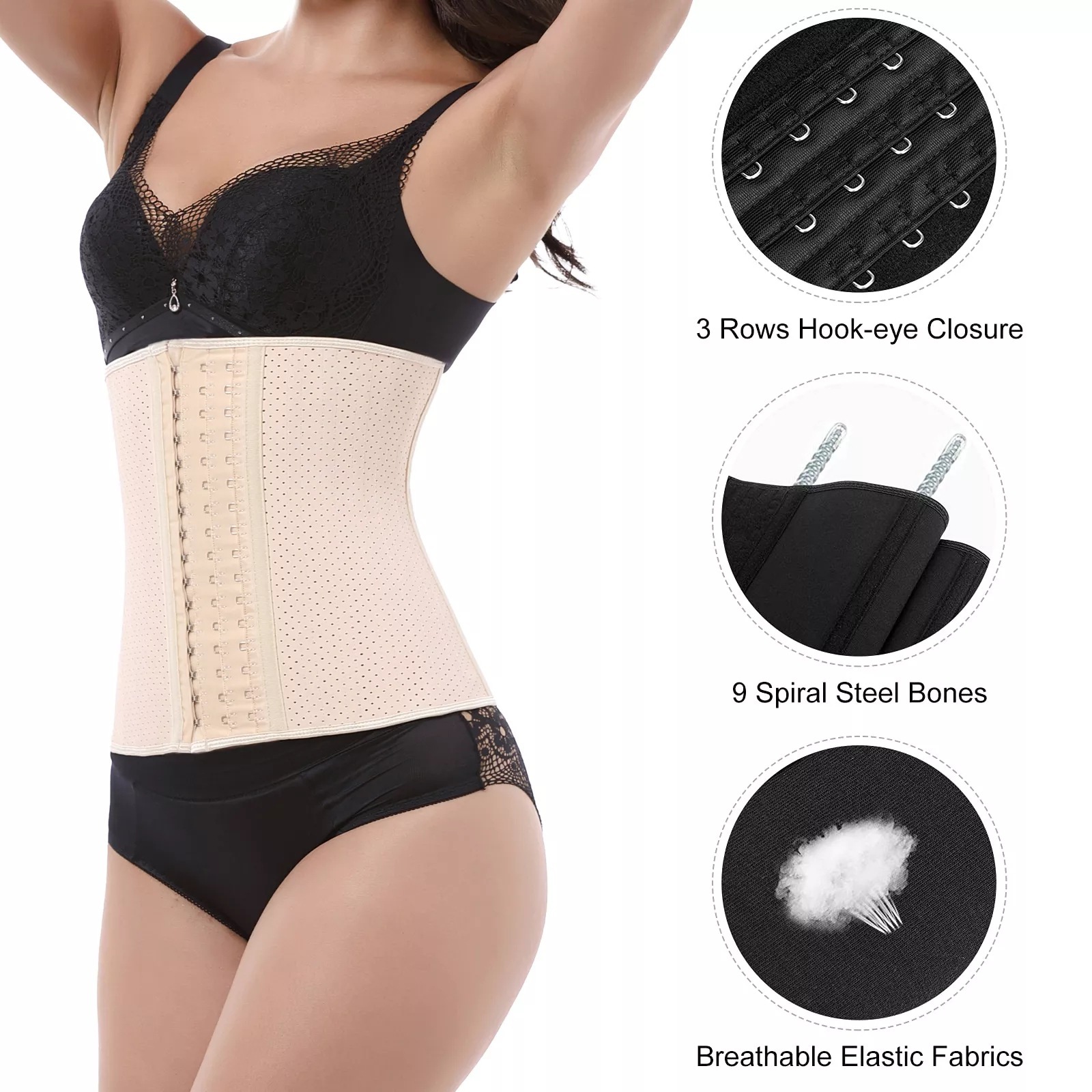 Cross-border sports 25-bone belts and a belly belt with a belt of abdominal clothing and emulsions for women