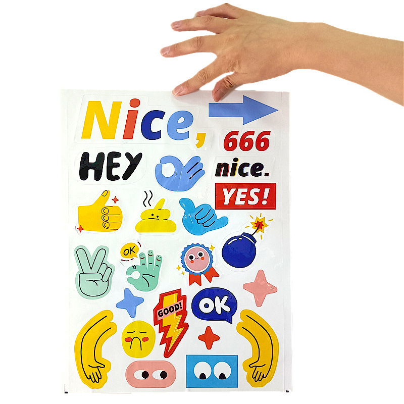 Hình dán yêu thích, hình dán hiện đại, nhãn dán mới, nhãn dán thẳng.