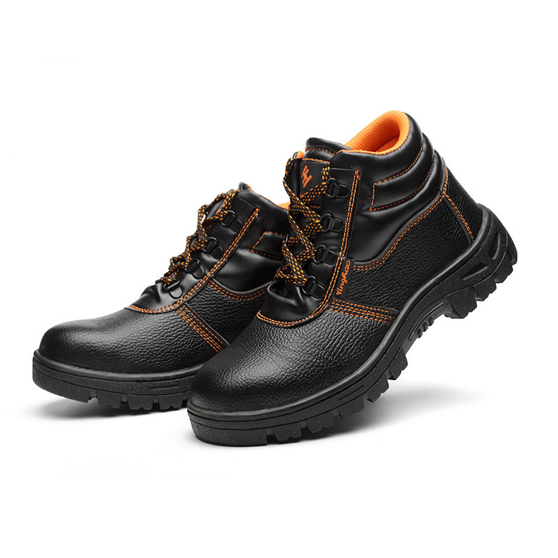 High solid, cross-border air-traffic shoes, bump-proof work shoes, steel head safety shoes.
