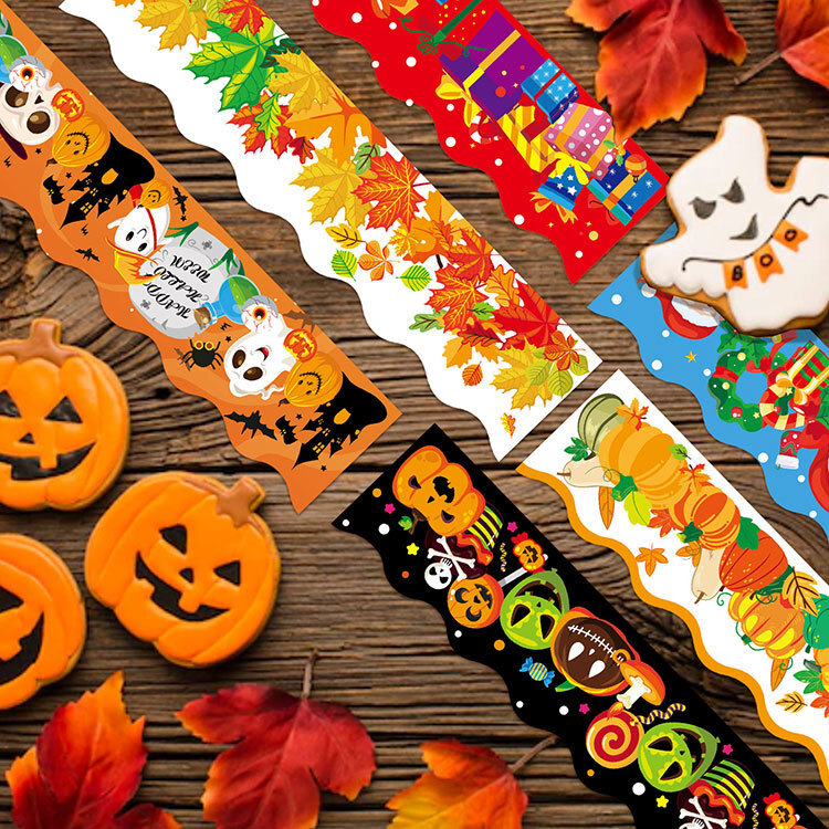 "Hallow's Lễ Tạ Ơn để trang trí biên giới."