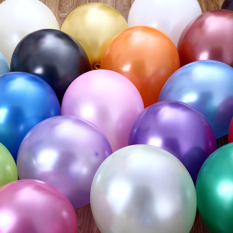 Wholesale 12 inches of color balloons, 2.8 grams of radiant balloons.