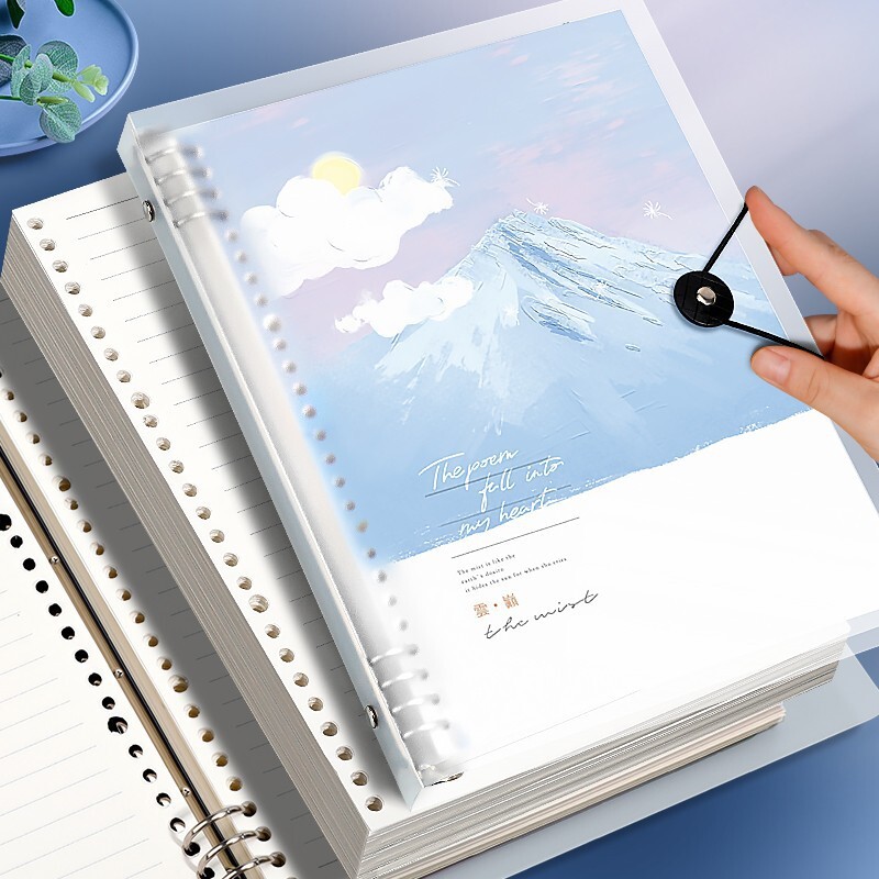 Các đối tác của Quadripartite có thể dỡ bỏ cuốn sổ nghiên cứu A5 của sổ tay để bao trùm tờ giấy cốt lõi.