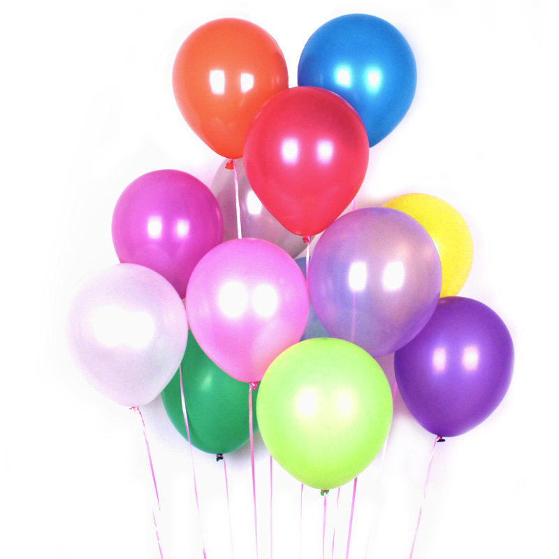 Wholesale 12 inches of color balloons, 2.8 grams of radiant balloons.