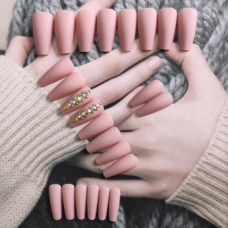 Foreign trade, red-coloured nails, made-up nails, long-term u.S., polished nails.