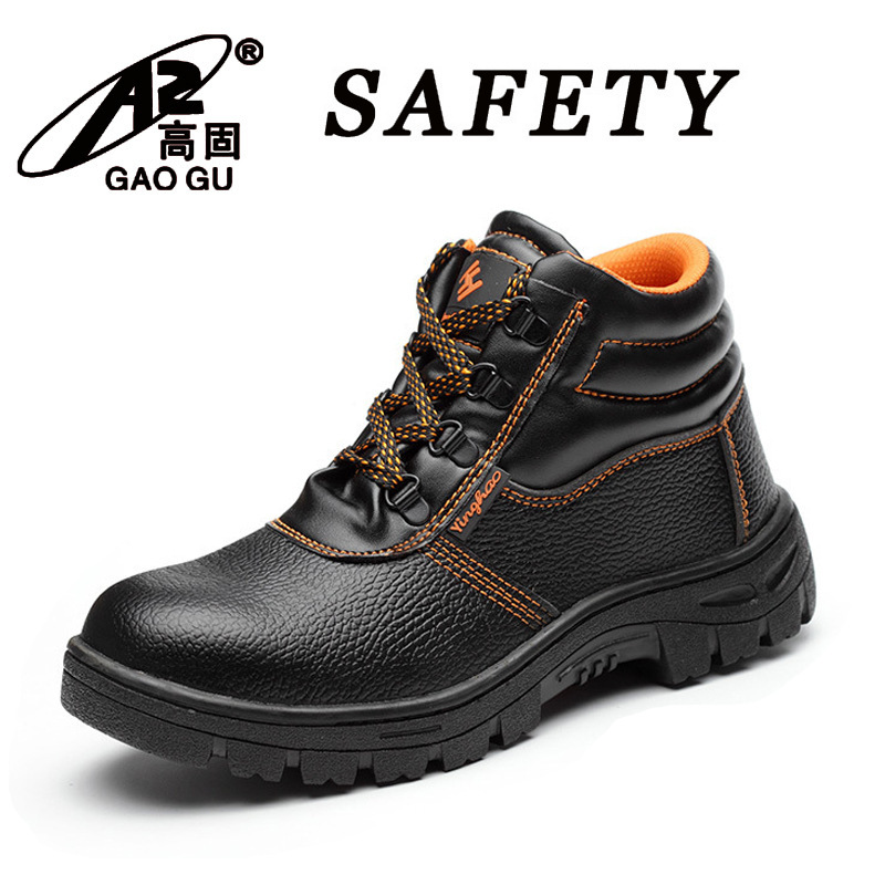 High solid, cross-border air-traffic shoes, bump-proof work shoes, steel head safety shoes.