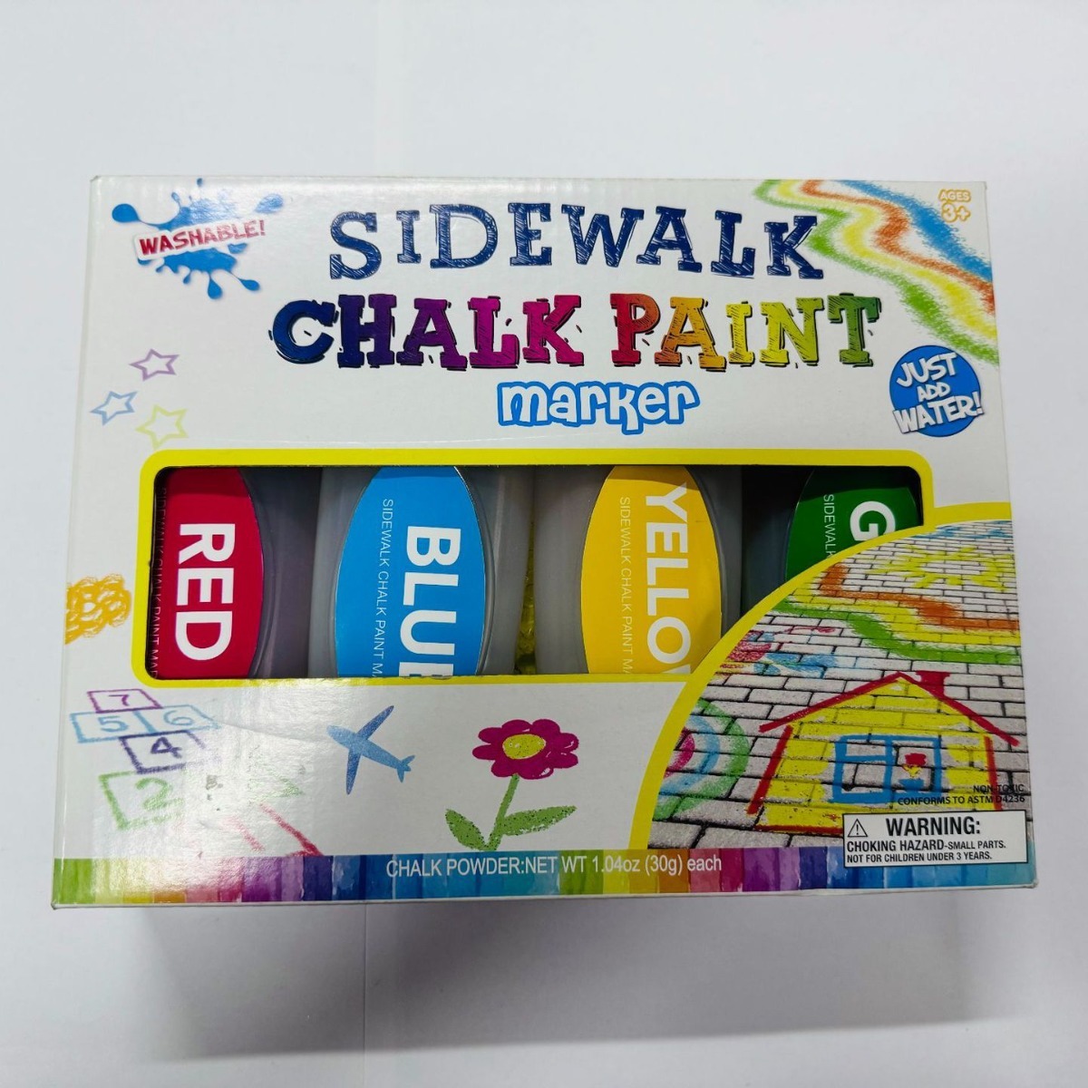 A chalk brush, a DIY toy toy toy paint toy