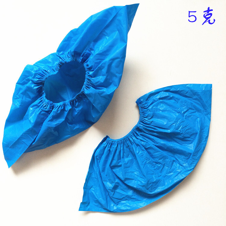 5 grams of wholesale and one-time CPE plastic shoe set thin in waterproof rooms