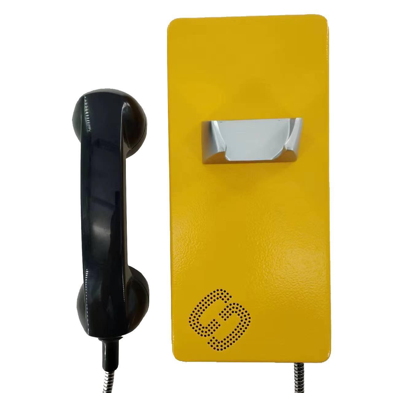 Supply wall-mounted, no-drive IP anti-riot telephone.