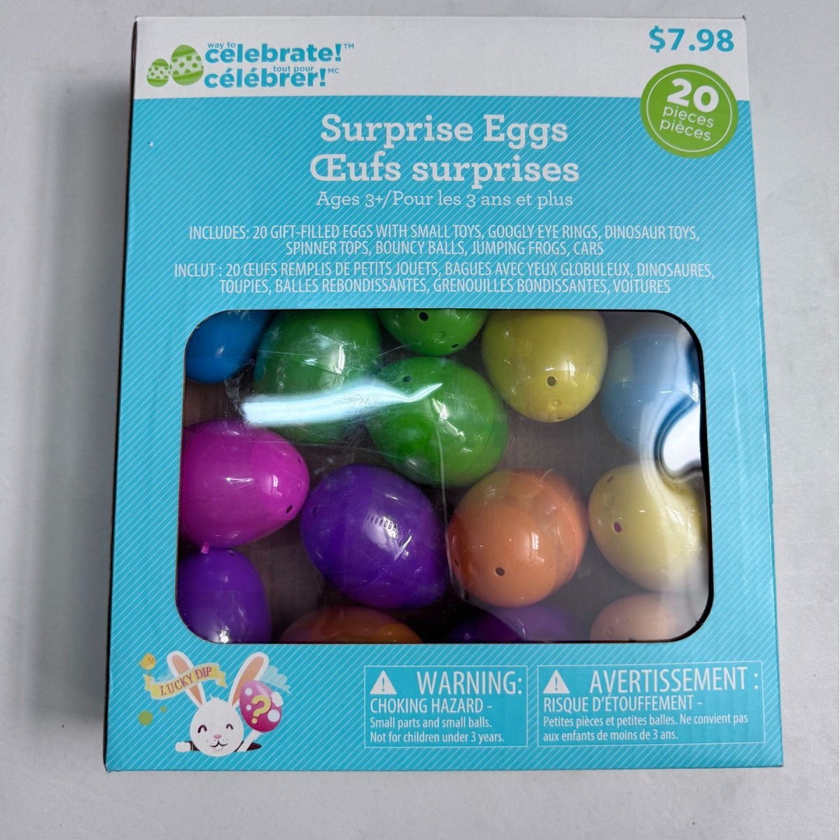 Easter egg egg box with eggs.