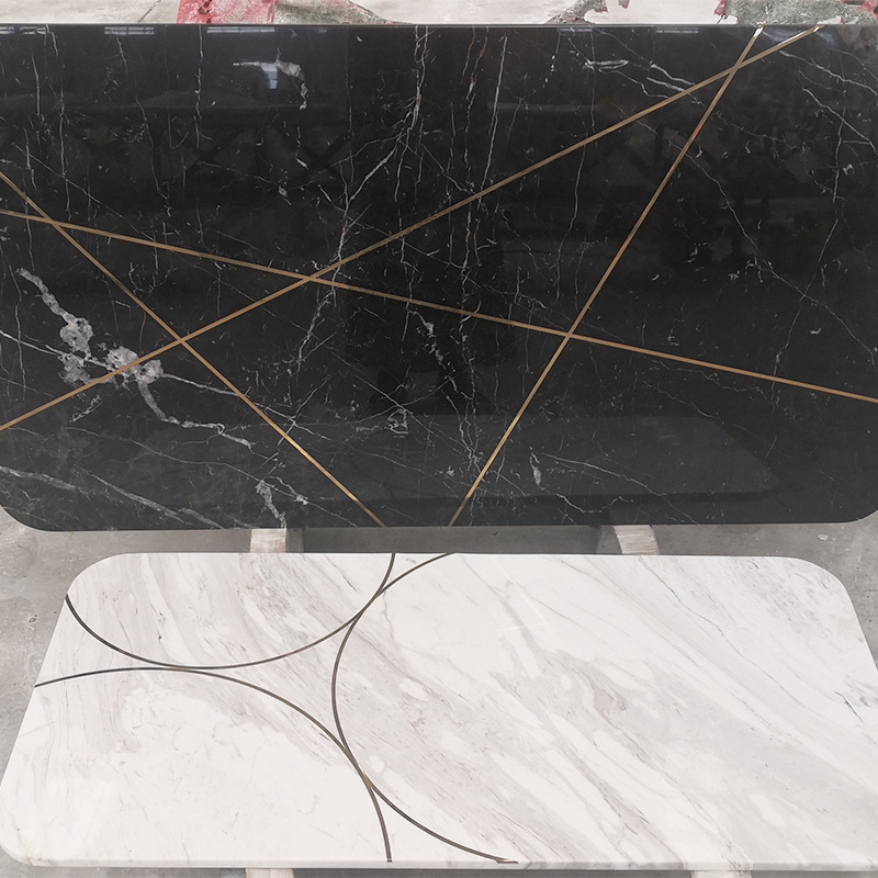 Bronze marble table, tea table table table, table board table, board table, board plate, alien board custom.