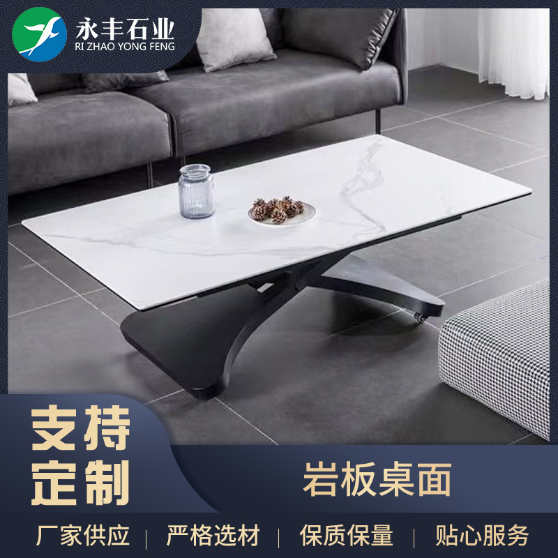 Customizing desktop rockboard marble table table table table customizing television background wall roundboard