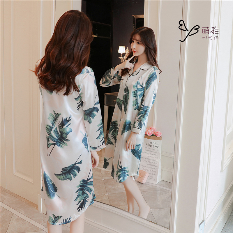 Một bộ đồ pyjama mới, một bộ đồ pyjama mới, một bộ đồ mới, một bộ lông dài, duyên dáng, kiểu Hàn Quốc.