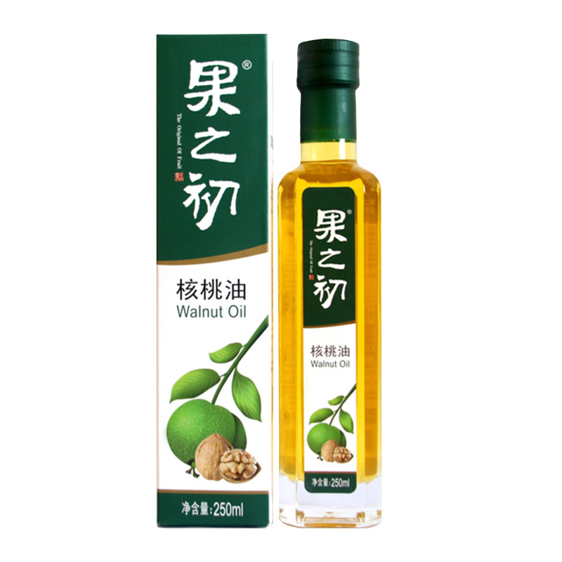 The manufacturer's walnut oil wholesaler processed 250 ml iron cans, glass bottle pasters.