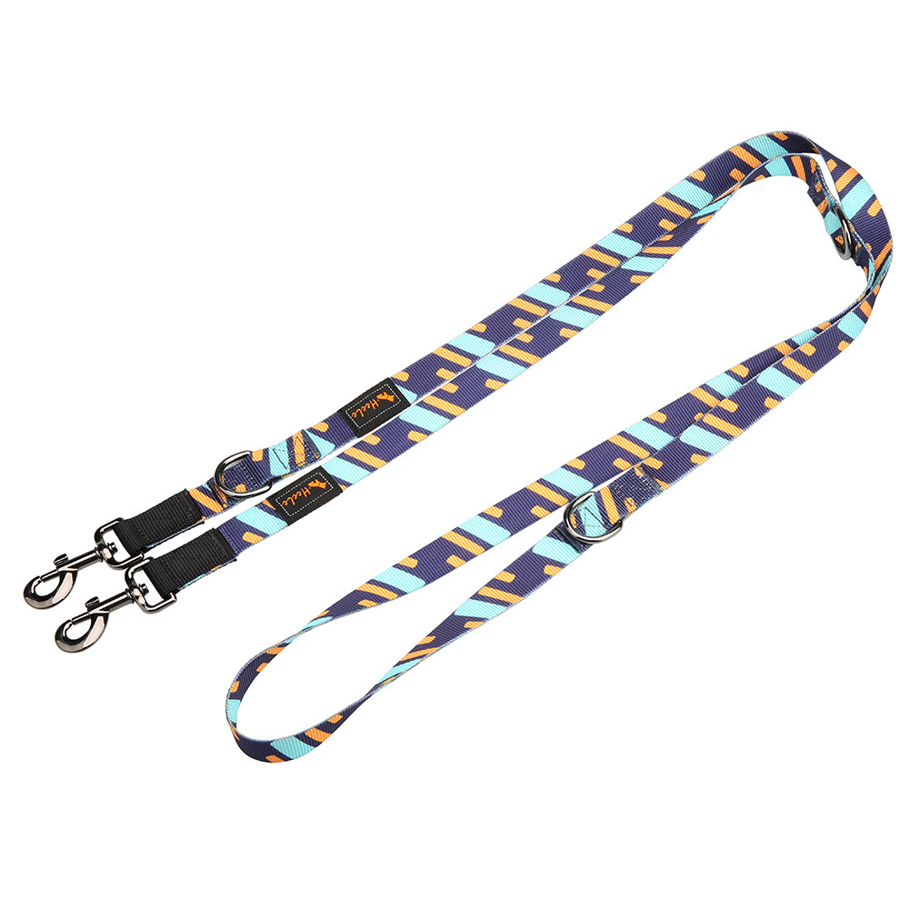 Two-headed dog tow ropes, two-to-a-long dog ropes, multi-purpose dog rope chains.