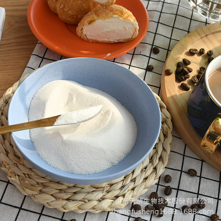 Production of raw materials for milk pastries with latex coffee and milk food base powdered pearl tea and tea