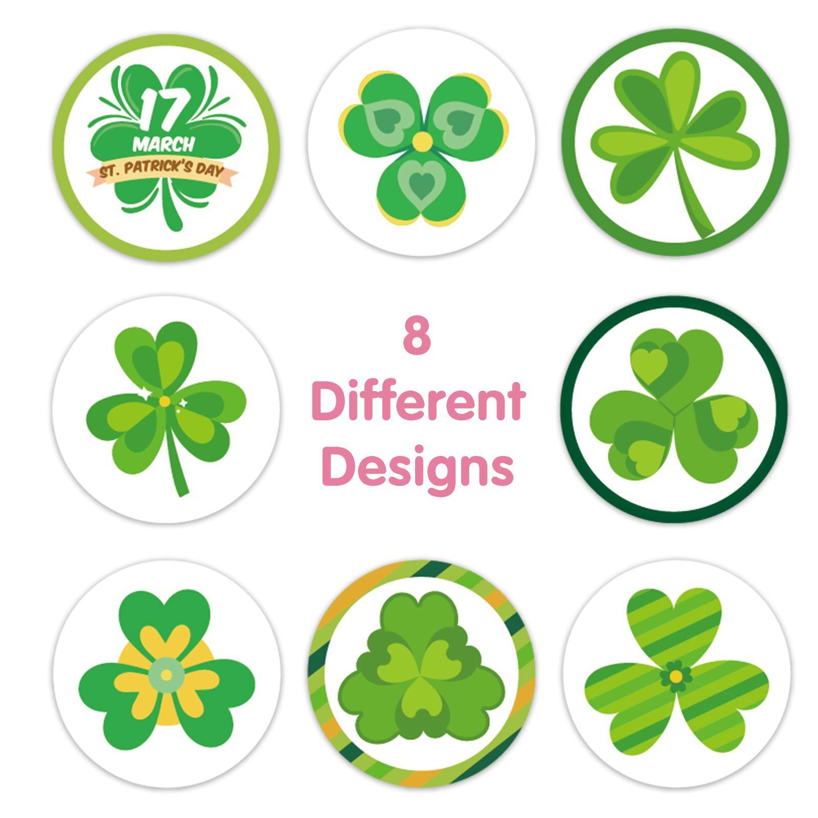 XHAJ 2102 St. Patrick's Tri-leaf Beer và Green Hat party bánh nướng và các nhãn dán trang trí