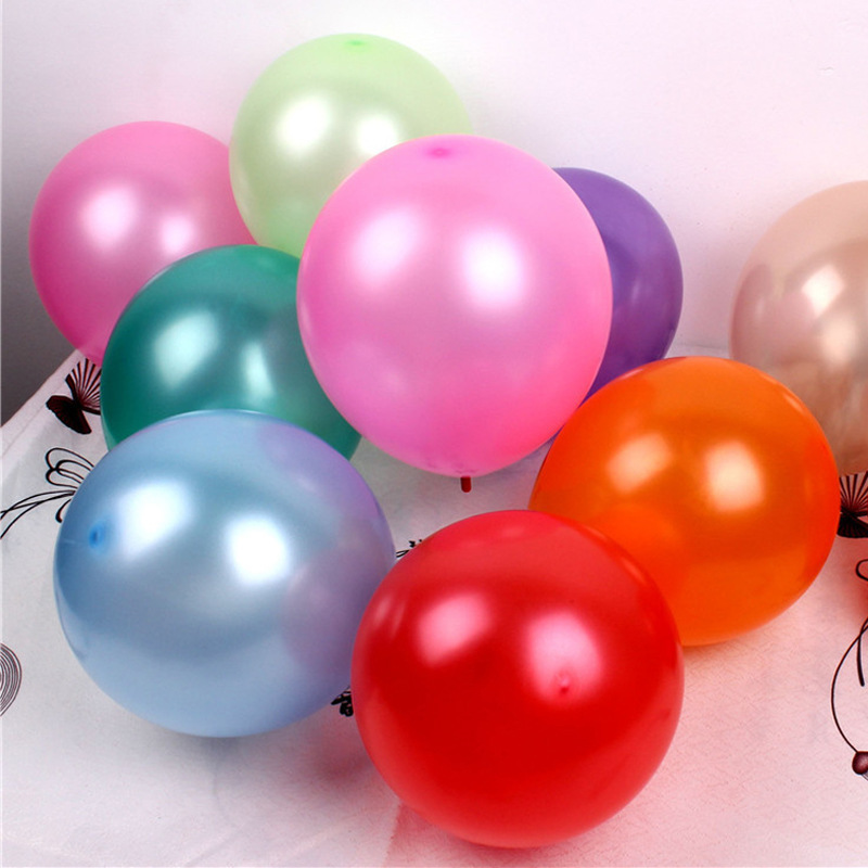 Wholesale 12 inches of color balloons, 2.8 grams of radiant balloons.