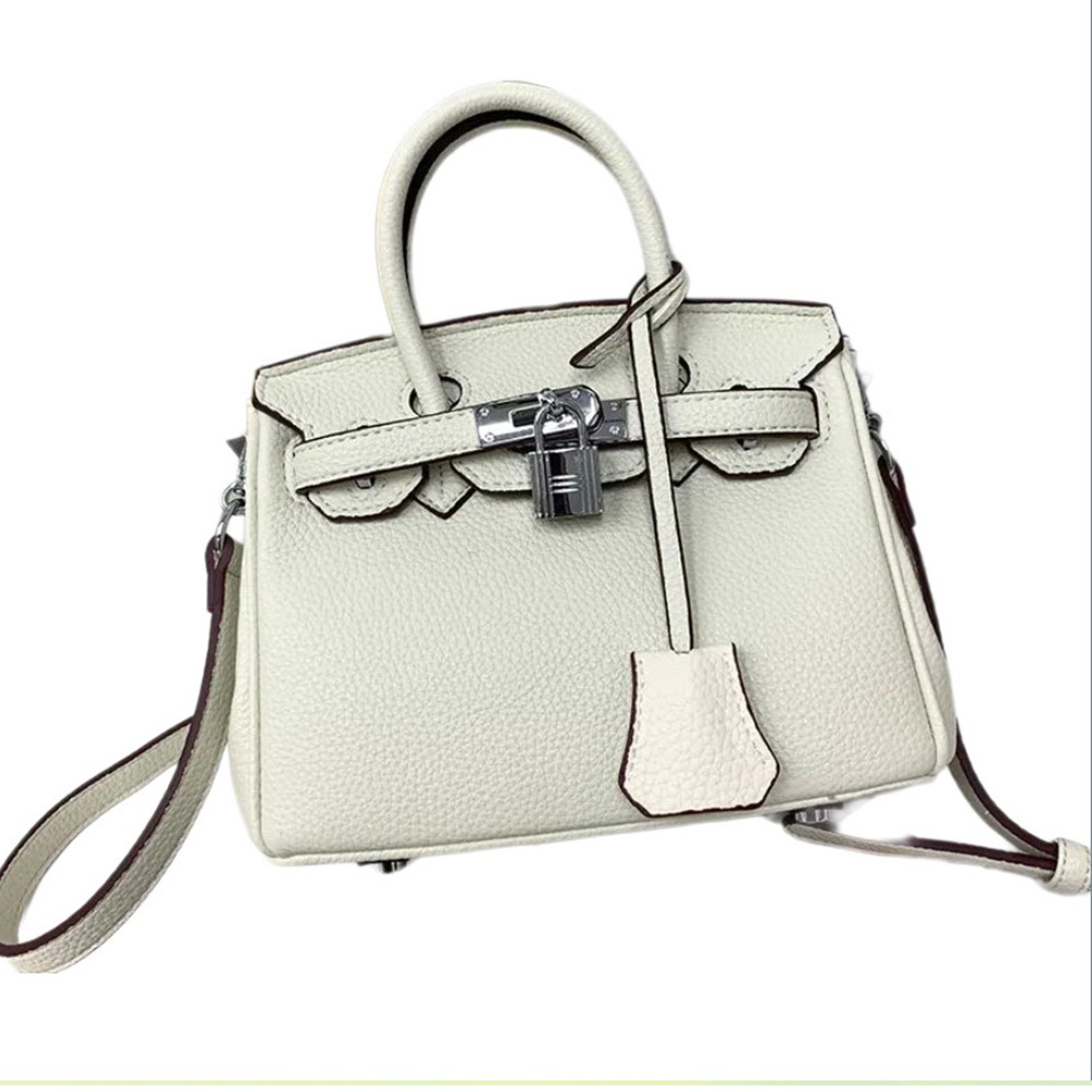 Senior 2nd generation platinum bag, Birkin Bags small group of new girls, one-shouldered handbags.