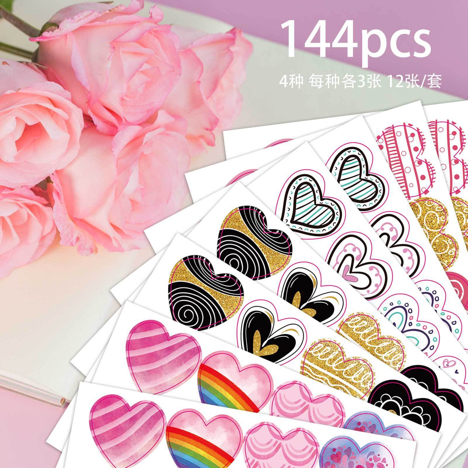 Một miếng dán 1 inch vào ngày Valentine.
