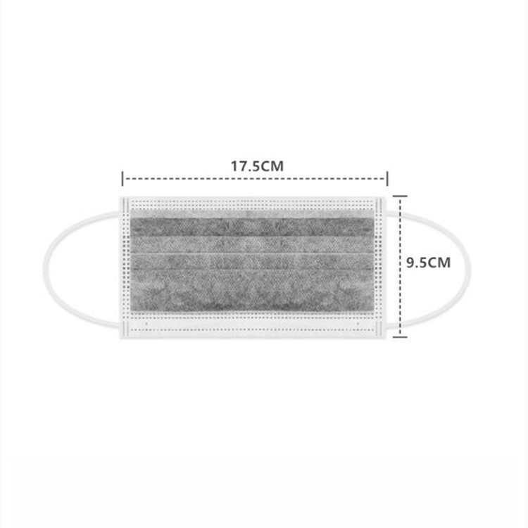 The factory's four-storey, single-time, activated carbon mask, four-storey, mist-proof box of 50 pieces.