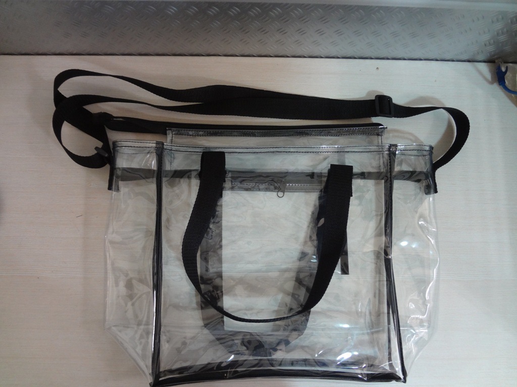 現貨30*30*15環保抗靜電PVC手提工具包批發Beach Bag