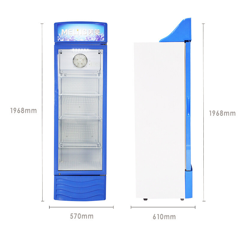 Chảy, đứng-bởi một gió mát màn hình tủ kính SC-338W