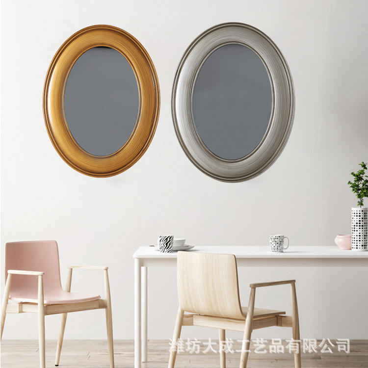 Wholesale of a European elliptical frame with an elliptical bath mirror.