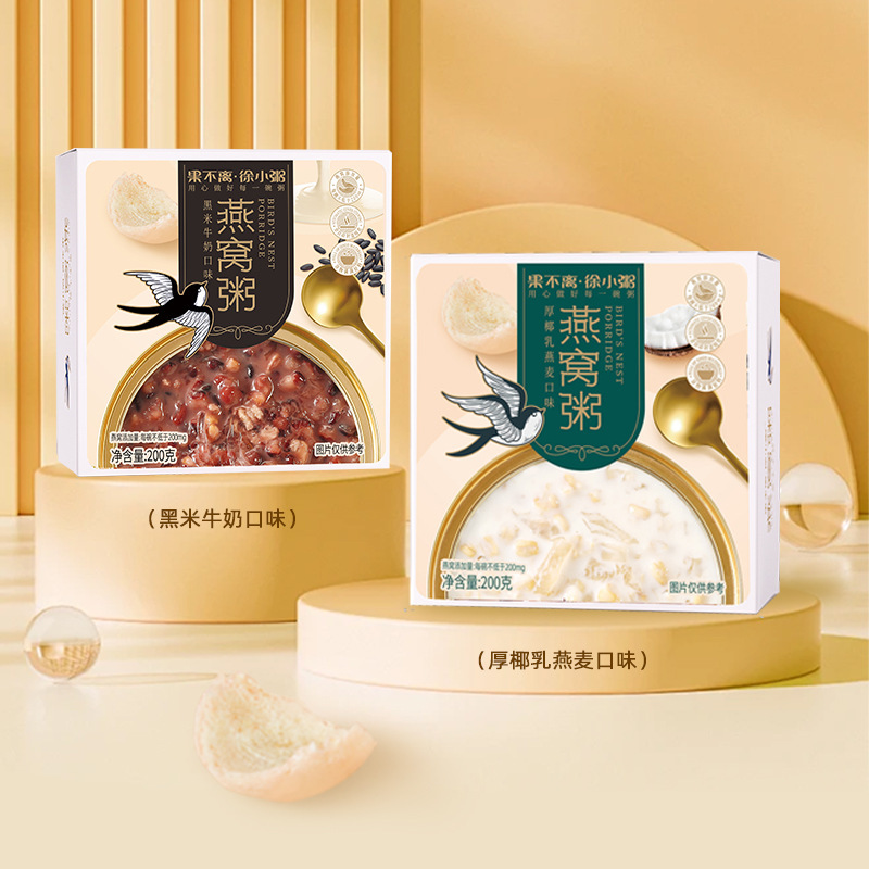 Suh Xiao Porridge, 200g * 24 검은 쌀 우유, porridge, porridge, porridge의 그릇.