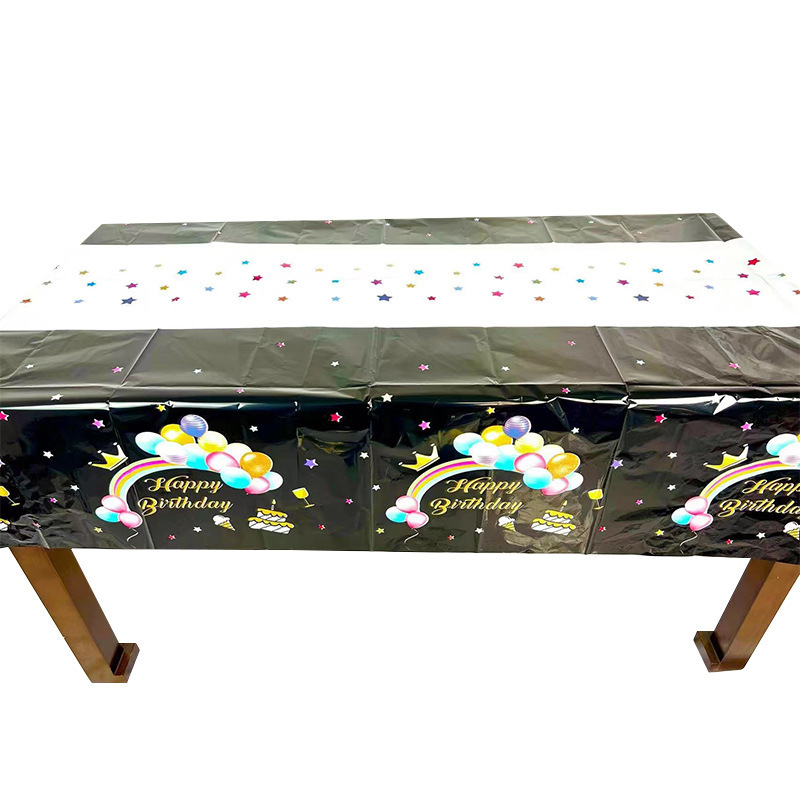 Aluminum tablecloths for foreign trade, one-time light table sheet party, air-colored balloon tablecloth