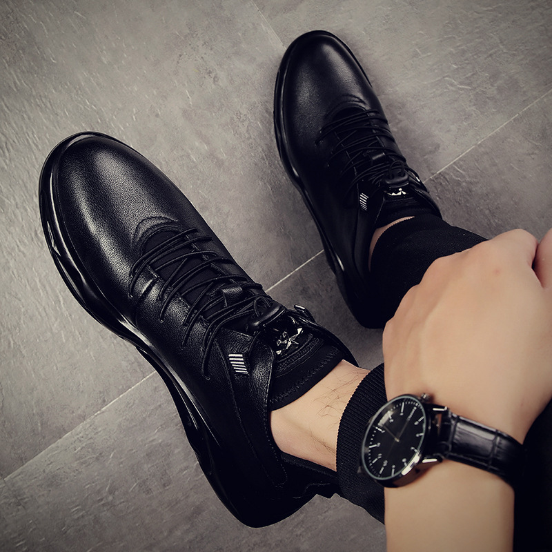 6657 European Men's Shoes for the British Recreational Shoes in the Falls and Winters