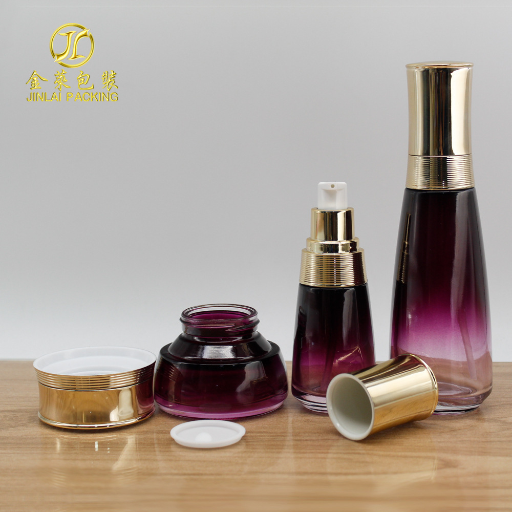 Direct sale, high-end cosmetics package of 30-120 ml emulsions, 50 g cream bottles, cosmetics packages.