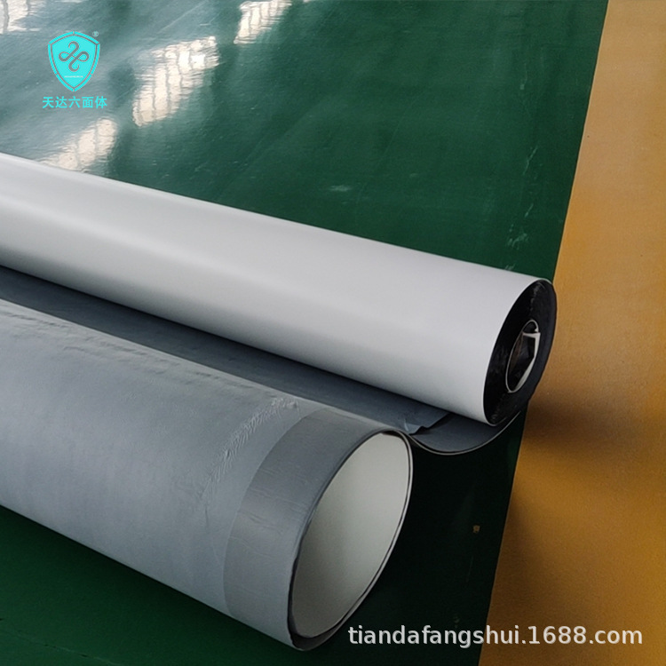 Waterproof roofs of factory houses pasted themselves 1.2MM thick molecular thermoplastic TPO waterproof roller factory