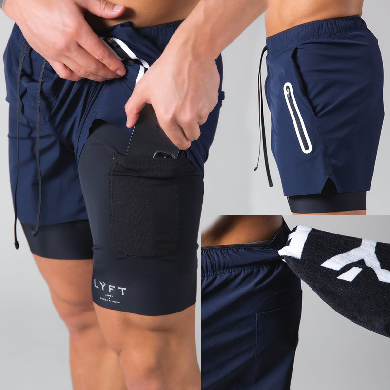 Customizing new leisure and fitness shorts, leisure and shorts, foreign-trade sports and sports training.