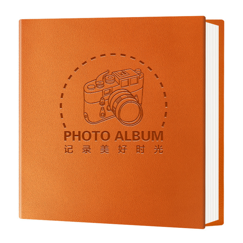 Sticky high-grade leather album to customize the cover logo collection of star fans' foreign trade wholesale albums