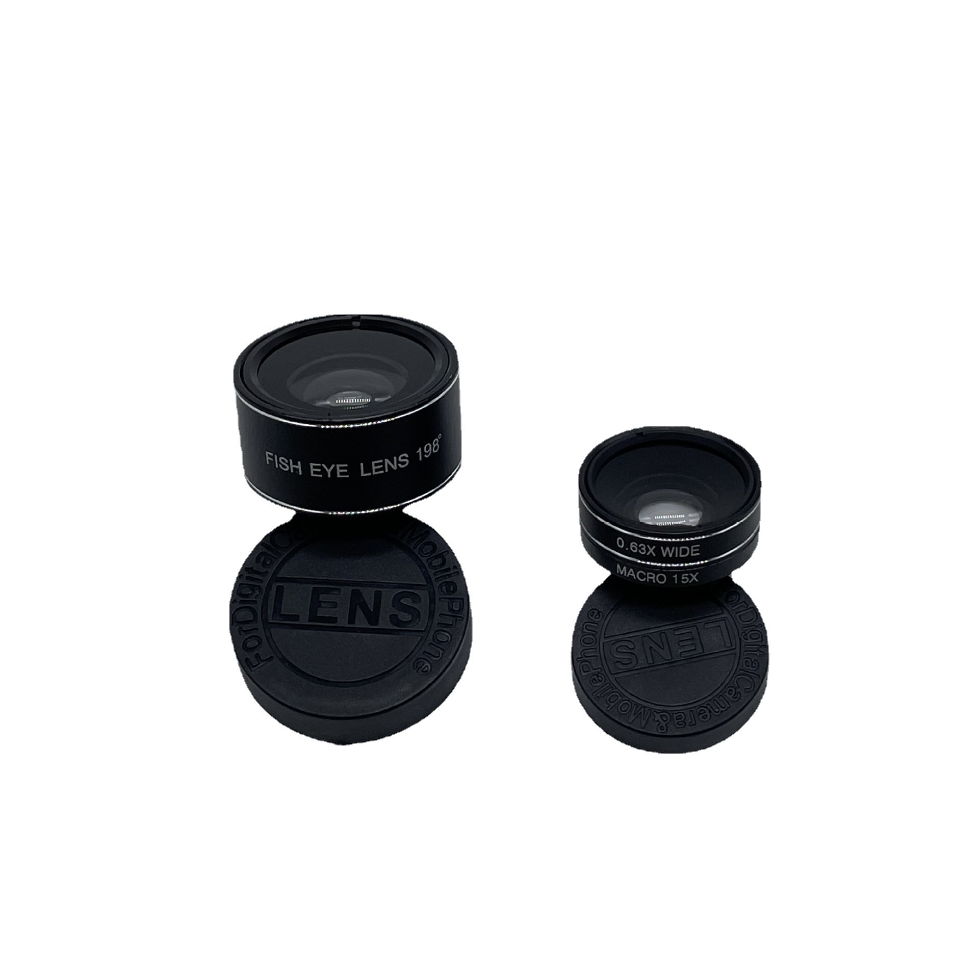 198 mắt cá + 0.63 góc rộng + cực nhỏ, 3 ống kính di động, 198 3 lần.