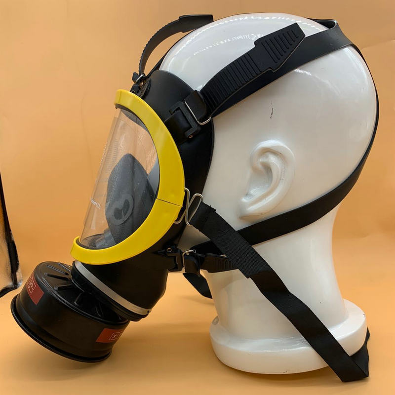 Double ball 3060T3 self-sorting gas mask, chemical fire shield, dustproof breathing mask.