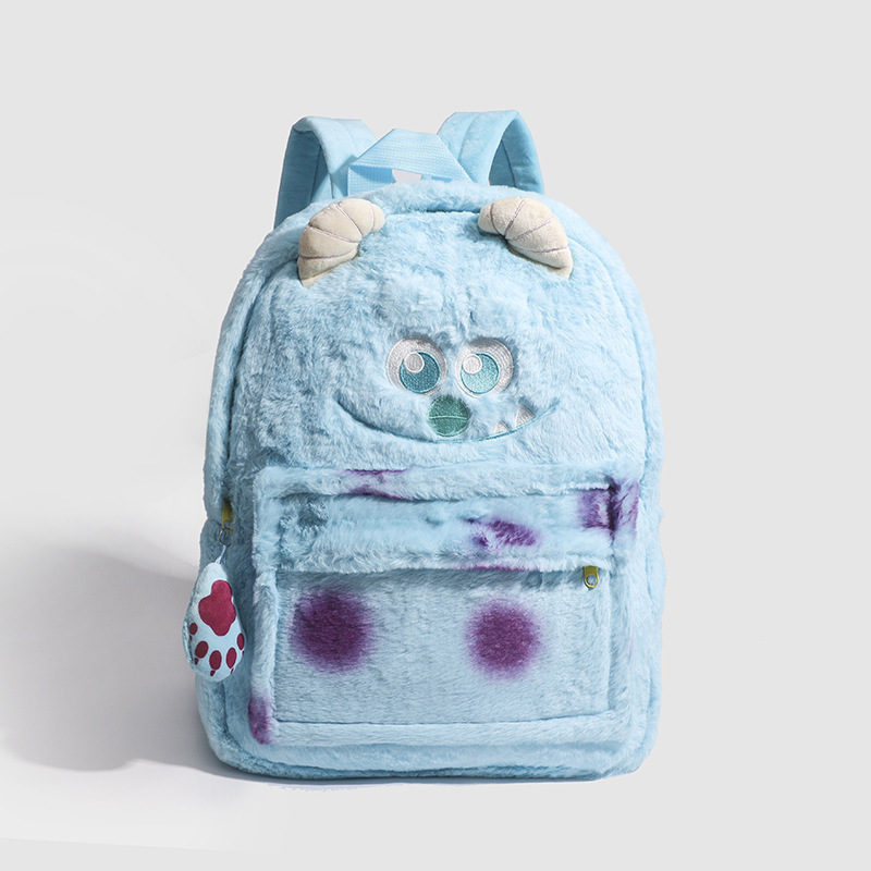 Cartoon Strawberry Bear Stereo blames the large-capacity school bag for the cute, furry, sulivon-bowl.